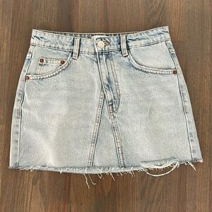 ZARA Denim Mini Skirt